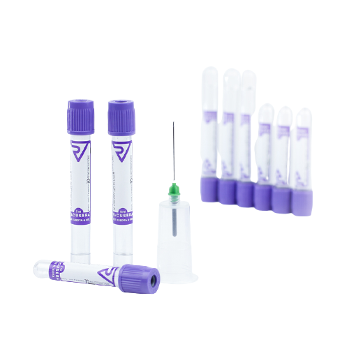 Пробірка Вакуумна для збору крові VACUSERA®, 6мл, з К2 ЕДТА